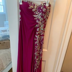 Strapless Prom Dress